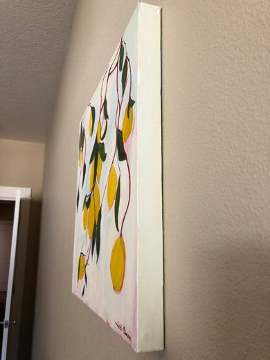 Harvest Time by Jodi Dann |  Side View of Artwork 