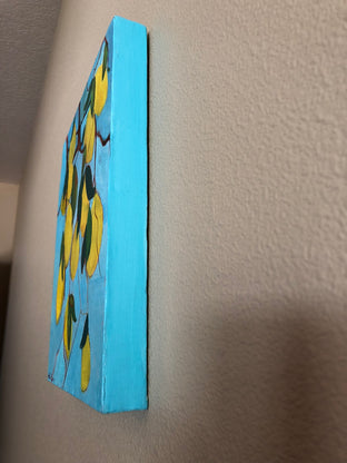 Lemon Branches by Jodi Dann |  Side View of Artwork 