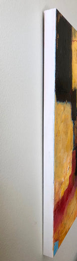 A Walk Among the Boulders by Jodi Dann |  Side View of Artwork 