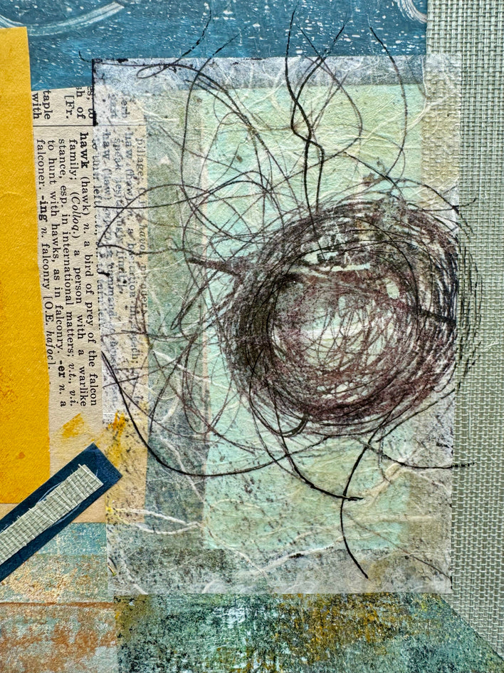 Empty Nester by Jodi Dann |  Closeup View of Artwork 