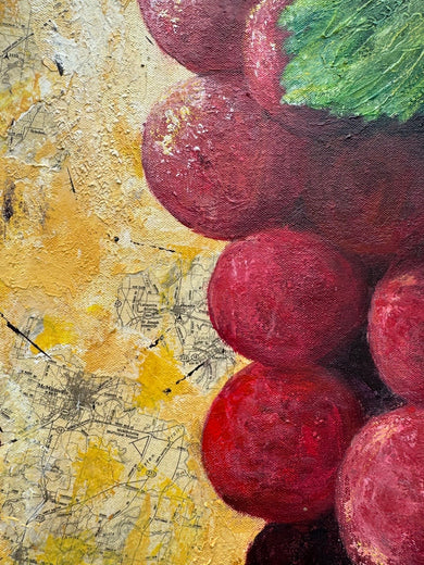 Pinot Noir by Jodi Dann |   Closeup View of Artwork 