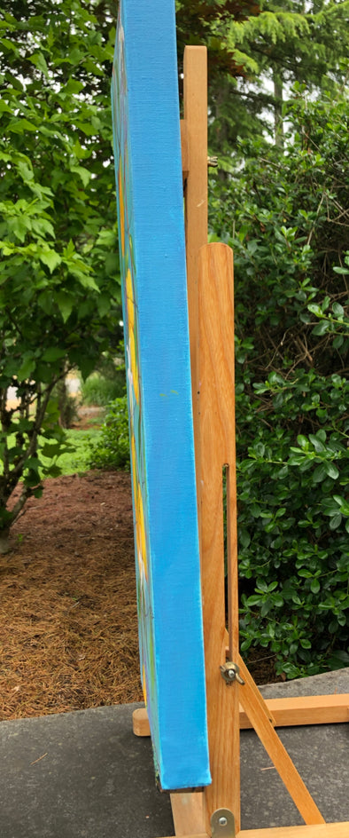 Plump and Juicy by Jodi Dann |  Side View of Artwork 