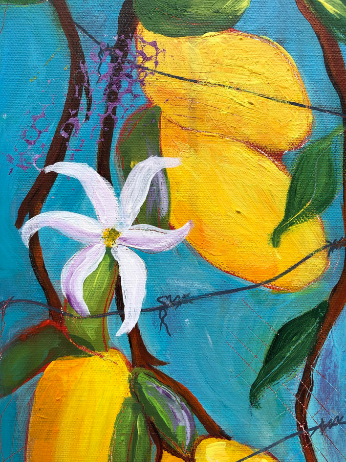 Plump and Juicy by Jodi Dann |  Closeup View of Artwork 