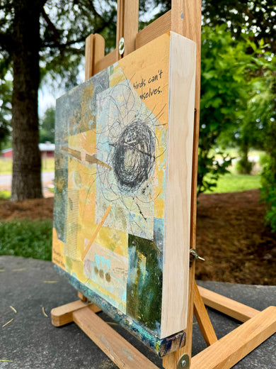 Safe Haven by Jodi Dann |  Side View of Artwork 