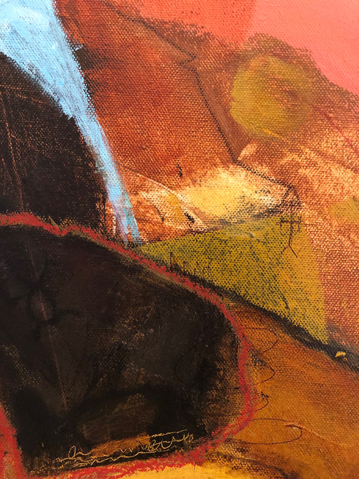 Spelunking by Jodi Dann |  Closeup View of Artwork 