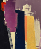 Original art for sale at UGallery.com | Dark Blue Shards by Joey Korom | $950 | acrylic painting | 30' h x 30' w | thumbnail 4