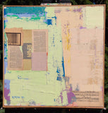 Original art for sale at UGallery.com | Composition with 'Paper' by Joey Korom | $850 | mixed media artwork | 20' h x 20' w | thumbnail 3