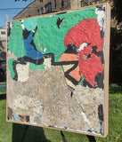 Original art for sale at UGallery.com | Conversation 1 by Joey Korom | $850 | mixed media artwork | 20' h x 20' w | thumbnail 3