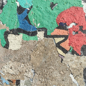Original art for sale at UGallery.com | Conversation 1 by Joey Korom | $850 | mixed media artwork | 20' h x 20' w