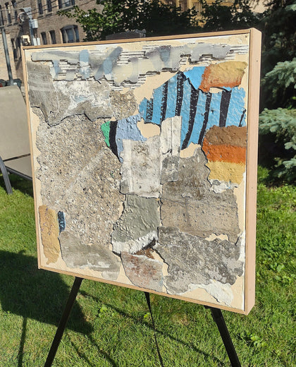 Conversation 6 by Joey Korom |  Side View of Artwork 