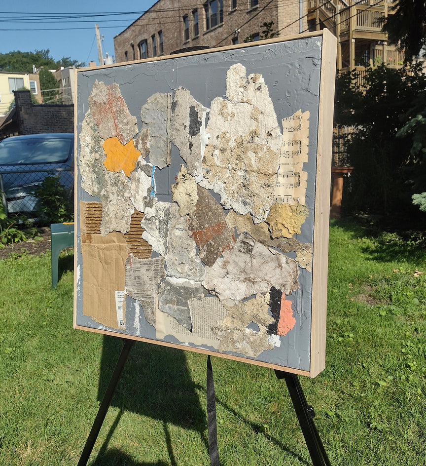 Conversation 7 by Joey Korom |  Side View of Artwork 