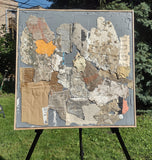 Original art for sale at UGallery.com | Conversation 7 by Joey Korom | $850 | mixed media artwork | 20' h x 20' w | thumbnail 3