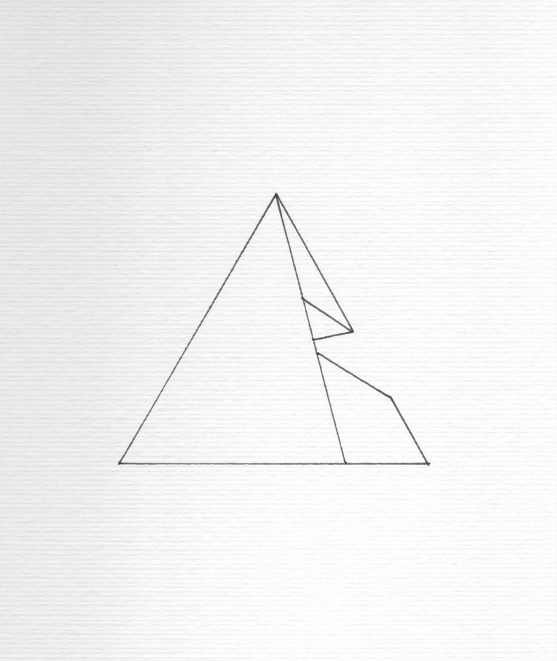 Drawing No. 15, 2024 (Starlight Collection) by John Diehl |  Closeup View of Artwork 