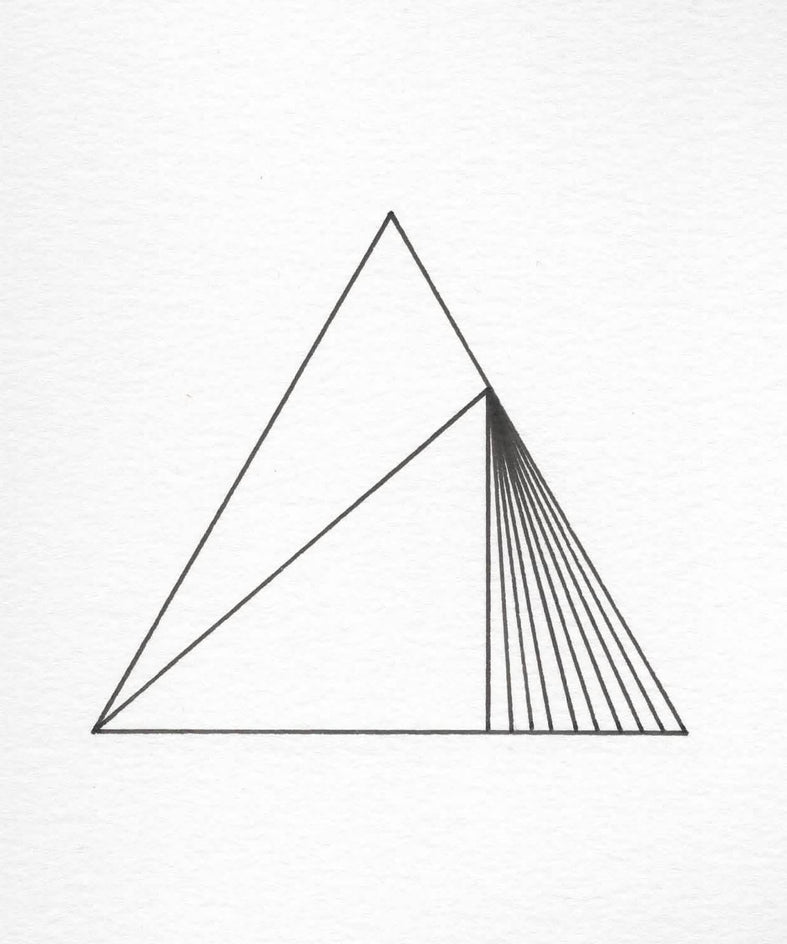 Drawing No. 33, 2024 (Flamingo Collection) by John Diehl |  Closeup View of Artwork 