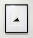 Original art for sale at UGallery.com | Drawing No. 14, 2024 (Flamingo Collection) by John Diehl | $775 | mixed media artwork | 14' h x 11' w | thumbnail 3