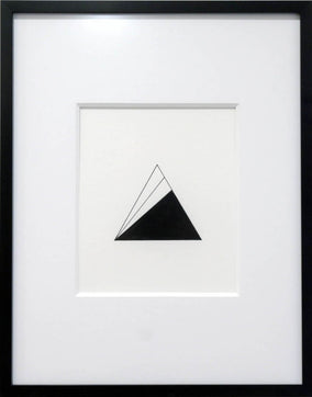 Original art for sale at UGallery.com | Drawing No. 14, 2024 (Flamingo Collection) by John Diehl | $775 | mixed media artwork | 14' h x 11' w