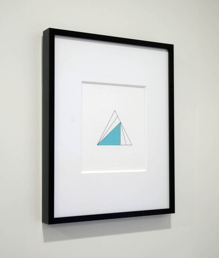 Drawing No. 19, 2024 (Flamingo Collection) by John Diehl |  Side View of Artwork 