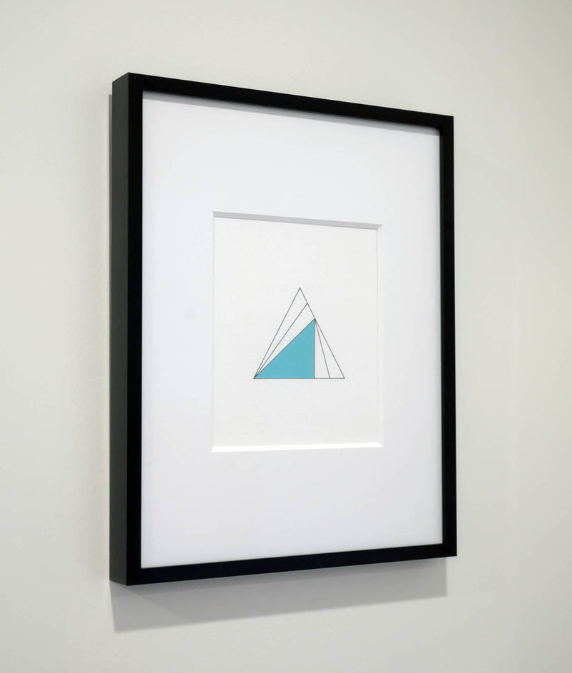 Drawing No. 19, 2024 (Flamingo Collection) by John Diehl |  Side View of Artwork 