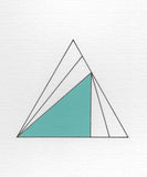 Original art for sale at UGallery.com | Drawing No. 19, 2024 (Flamingo Collection) by John Diehl | $775 | mixed media artwork | 14' h x 11' w | thumbnail 4