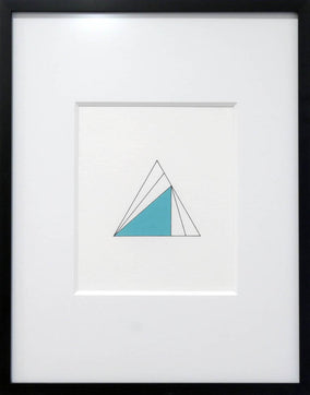 Original art for sale at UGallery.com | Drawing No. 19, 2024 (Flamingo Collection) by John Diehl | $775 | mixed media artwork | 14' h x 11' w