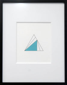 mixed media artwork by John Diehl titled Drawing No. 19, 2024 (Flamingo Collection)