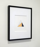 Original art for sale at UGallery.com | Drawing No. 23, 2024 (Flamingo Collection) by John Diehl | $775 | mixed media artwork | 14' h x 11' w | thumbnail 2