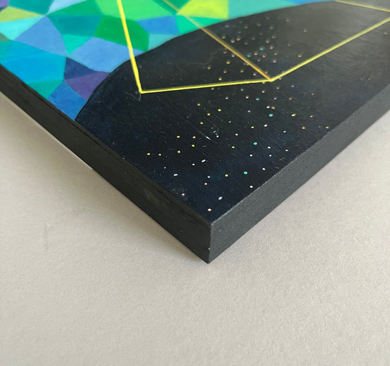 Channel by John Gardner |  Side View of Artwork 