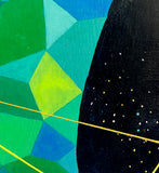 Original art for sale at UGallery.com | Channel by John Gardner | $375 | acrylic painting | 8' h x 8' w | thumbnail 4