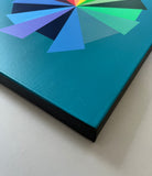 Original art for sale at UGallery.com | Pinwheel (2) by John Gardner | $850 | acrylic painting | 20' h x 16' w | thumbnail 2