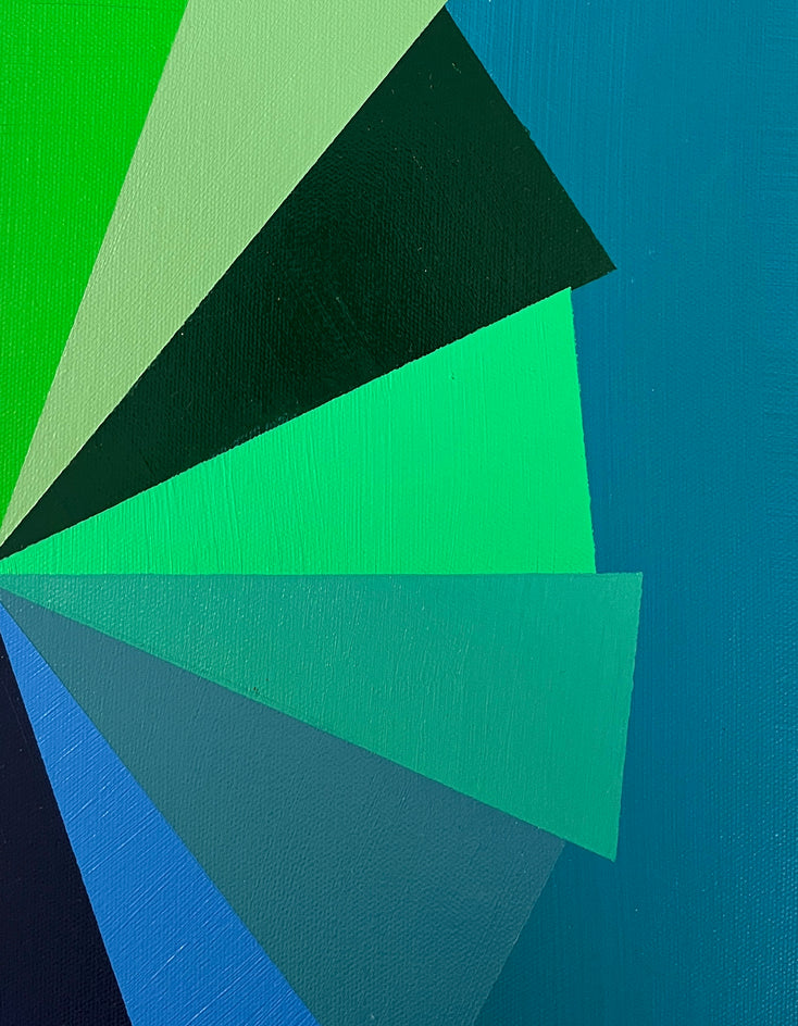Pinwheel (2) by John Gardner |  Closeup View of Artwork 