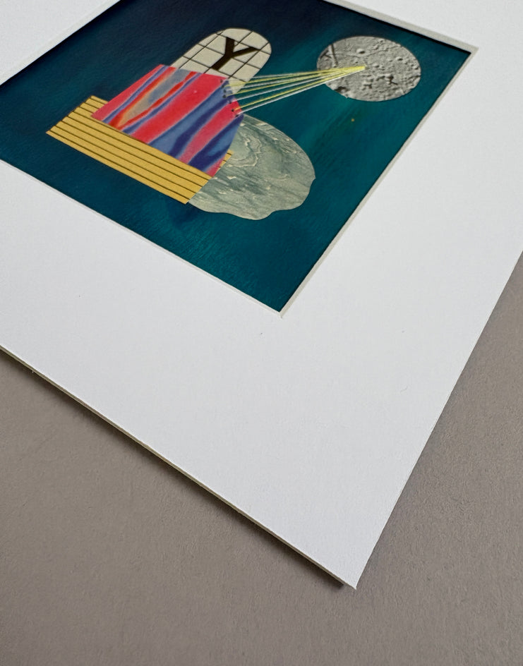 Y. by John Gardner |  Side View of Artwork 