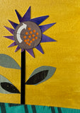 Original art for sale at UGallery.com | Iris by John Gardner | $250 | mixed media artwork | 10' h x 10' w | thumbnail 4