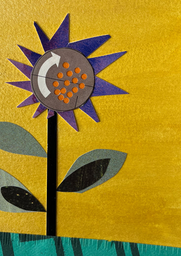 Iris by John Gardner |   Closeup View of Artwork 