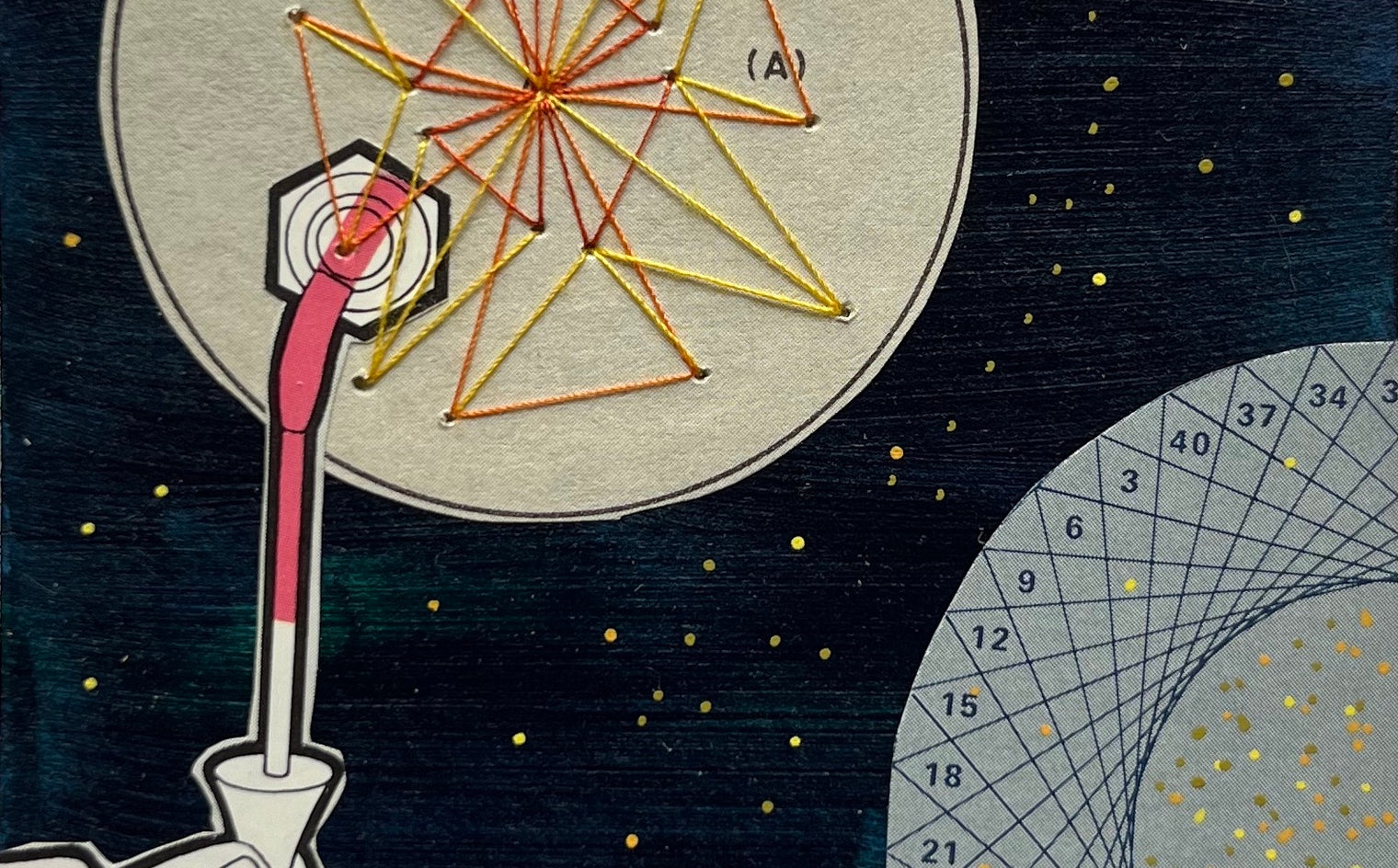 Pinwheel by John Gardner |  Closeup View of Artwork 