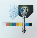 Original art for sale at UGallery.com | Scepter by John Gardner | $450 | mixed media artwork | 10' h x 10' w | thumbnail 1