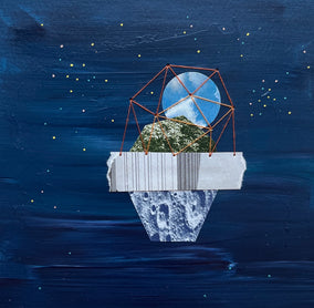 Original art for sale at UGallery.com | Terraform by John Gardner | $450 | mixed media artwork | 10' h x 10' w