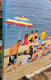 Original art for sale at UGallery.com | Beach Party by John Jaster | $1,300 | acrylic painting | 24' h x 36' w | thumbnail 2