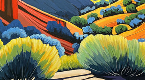 Original art for sale at UGallery.com | Canyons in the Light by John Jaster | $1,175 | acrylic painting | 24' h x 30' w | thumbnail 4