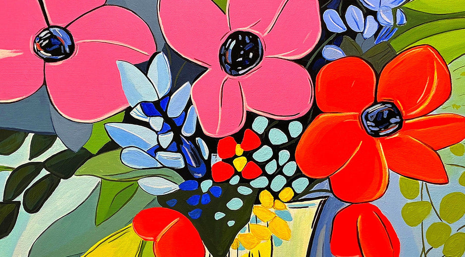 Celebrate Life by John Jaster |   Closeup View of Artwork 