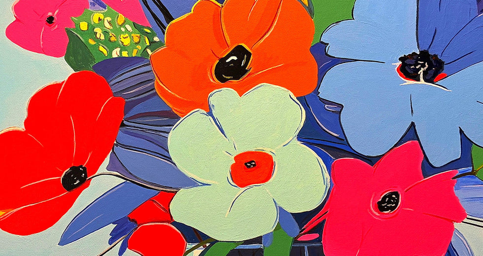 Celebrate the Day by John Jaster |   Closeup View of Artwork 