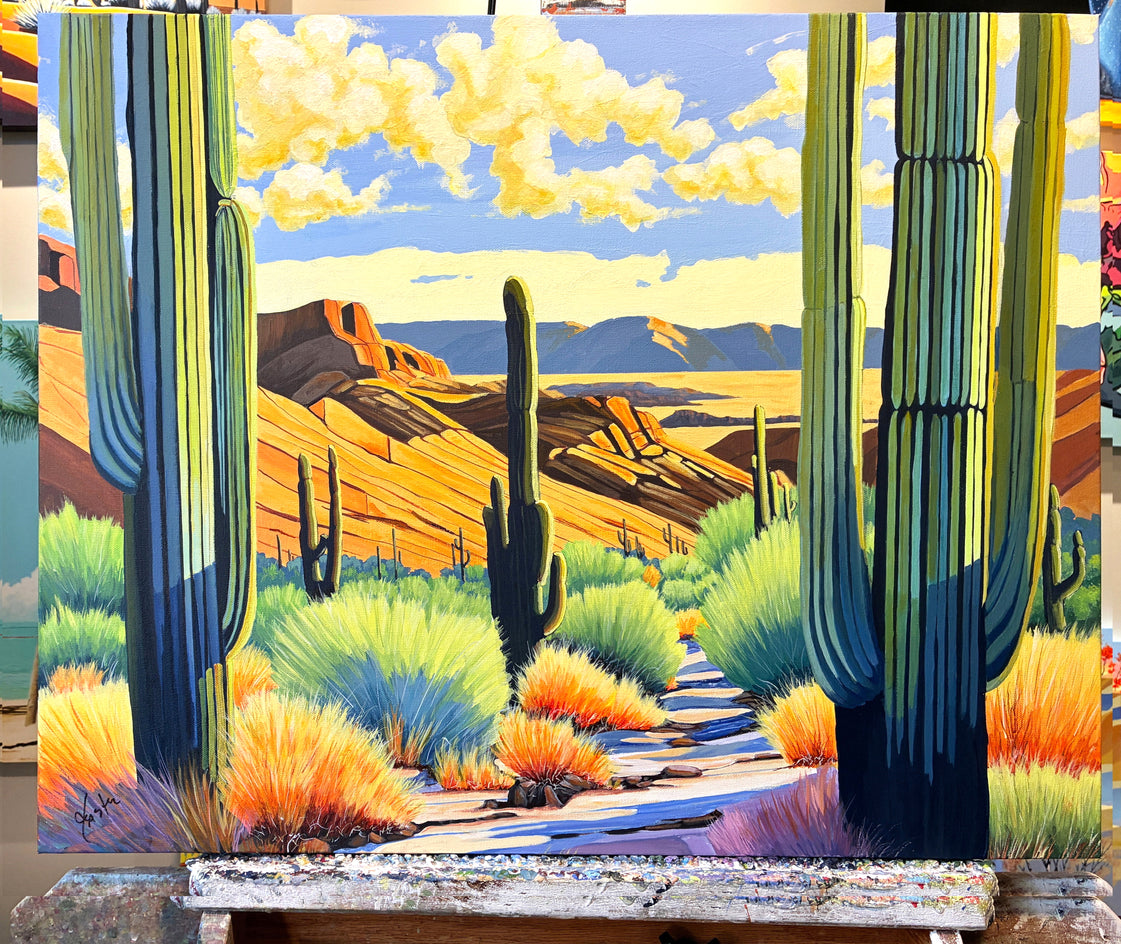 Desert Drama by John Jaster |  Context View of Artwork 