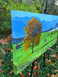 Original art for sale at UGallery.com | Mountain Meadows by John Jaster | $1,200 | acrylic painting | 18' h x 36' w | thumbnail 2