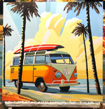 Original art for sale at UGallery.com | Road Trip by John Jaster | $1,100 | acrylic painting | 24' h x 24' w | thumbnail 3