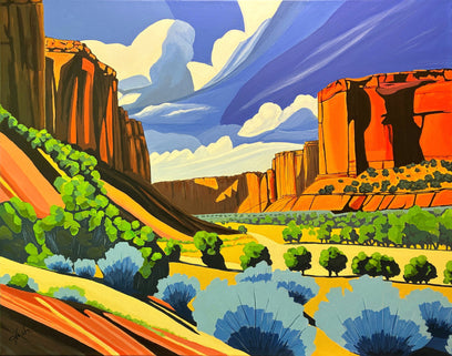  Main image of artist John Jaster's artwork titled The Canyons Come Alive 