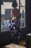 Original art for sale at UGallery.com | Afternoon in Paris by John Kelly | $3,000 | oil painting | 32' h x 21' w | thumbnail 1