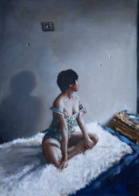 oil painting by John Kelly titled Afternoon of Ninon
