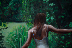 Original art for sale at UGallery.com | Forest by John Kelly | $3,100 | oil painting | 32' h x 21' w | thumbnail 4