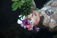 Original art for sale at UGallery.com | Ophelia II by John Kelly | $3,500 | oil painting | 24' h x 36' w | thumbnail 4