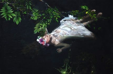 oil painting by John Kelly titled Ophelia II