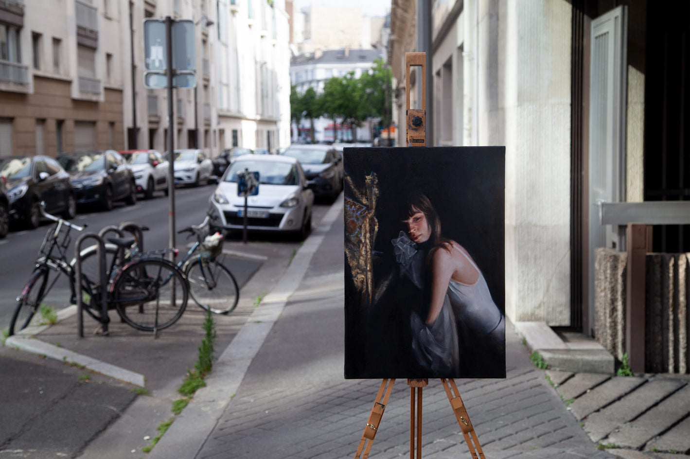 Portrait, Clemence by John Kelly |  Context View of Artwork 